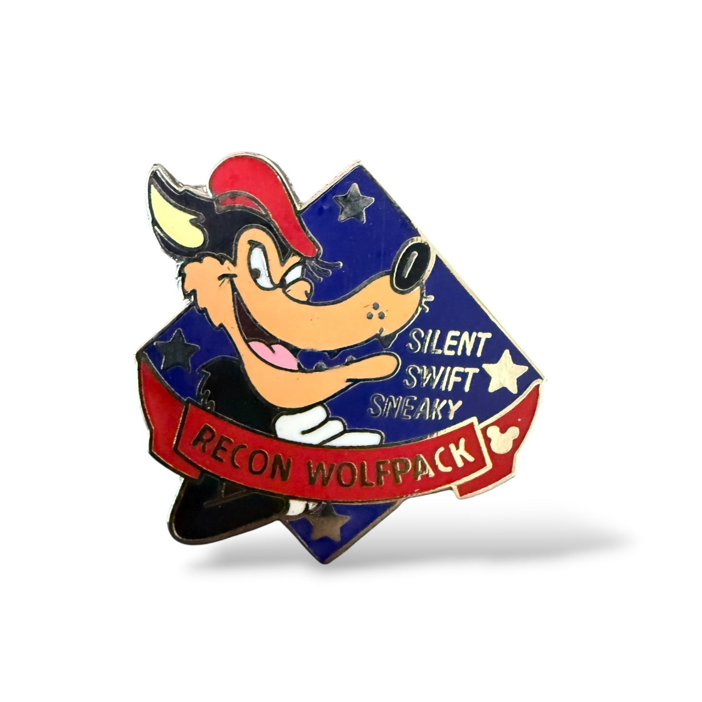 Cast Lanyard Armed Forces Big Bad Wolf Recon Wolfpack Pin