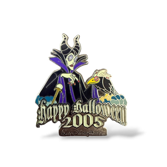 WDW Halloween 2005 Maleficent and Raven Pin