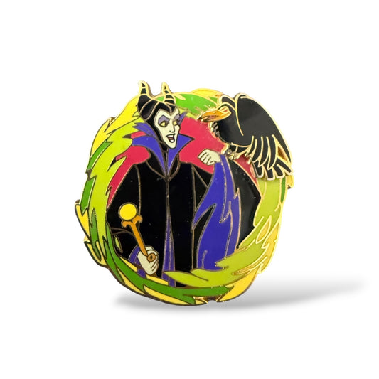 DLR Villains Collection Maleficent and Diablo Pin