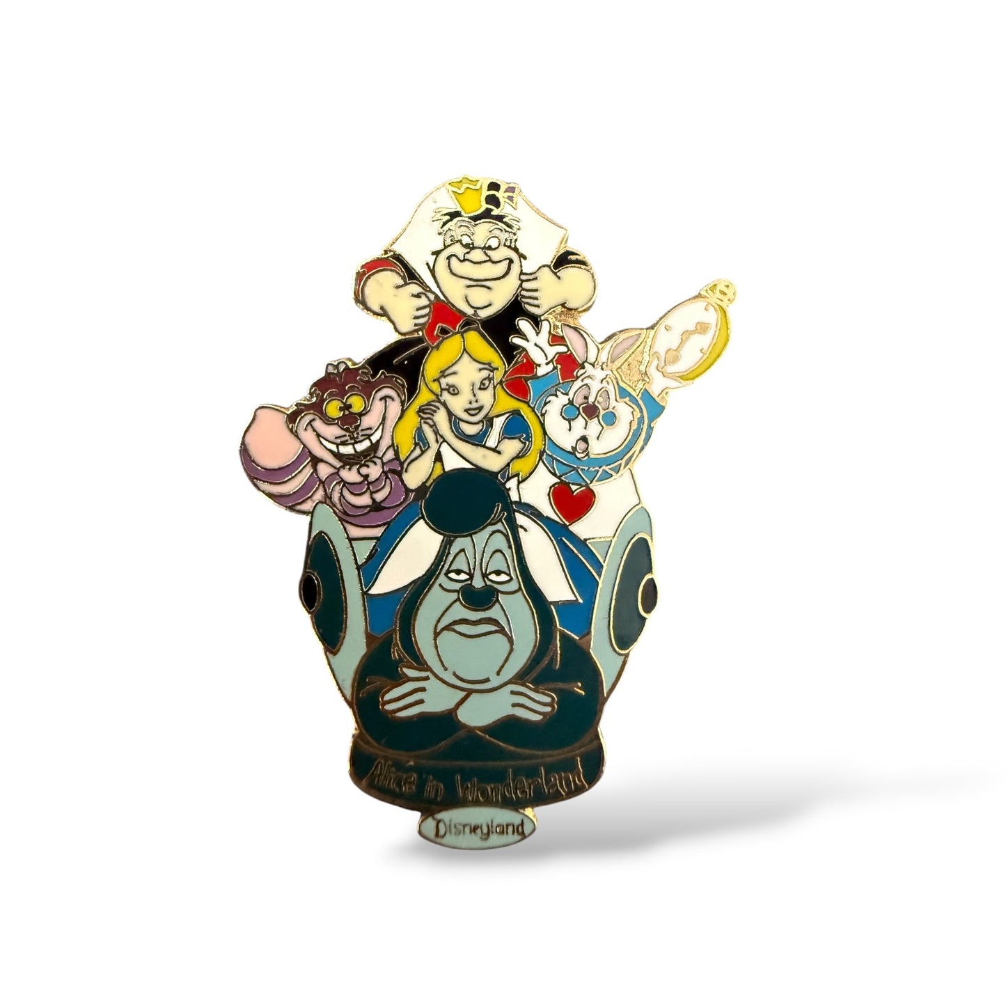 Disney Parks Alice in Wonderland Character Cluster Pin