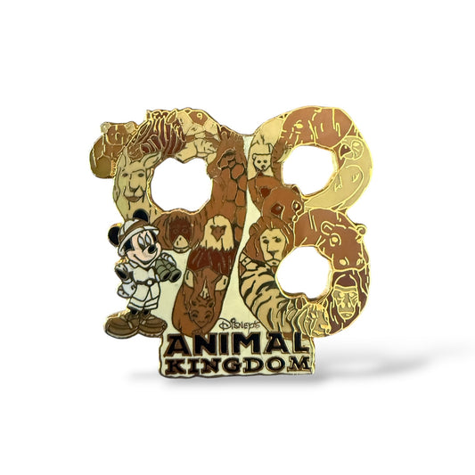 WDW Disney's Animal Kingdom Mickey Opening '98' Pin