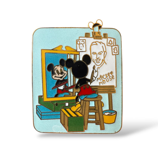 Disney Parks Mickey Drawing Walt Disney Self Portrait Pin