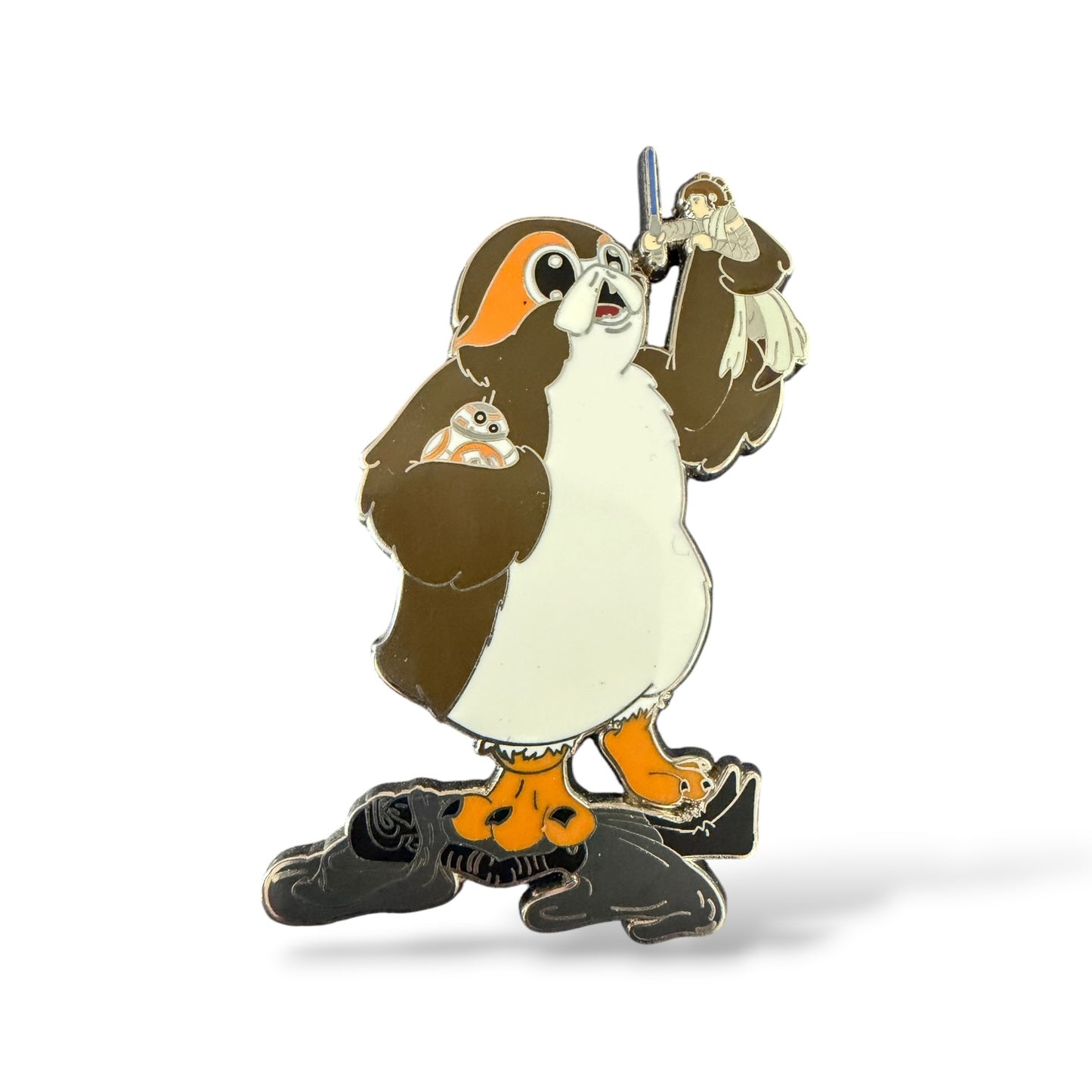 Star Wars Porg Playing with Toys Fantasy Pin