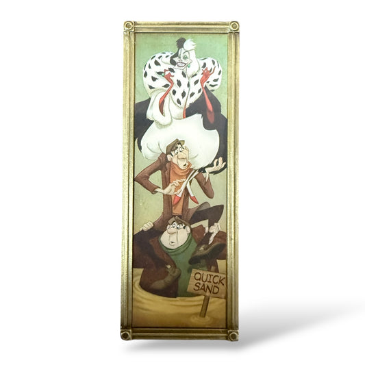 Disney Parks Haunted Mansion Villains Stretching Portrait Cruella De Vil, Horace, and Jasper Pin