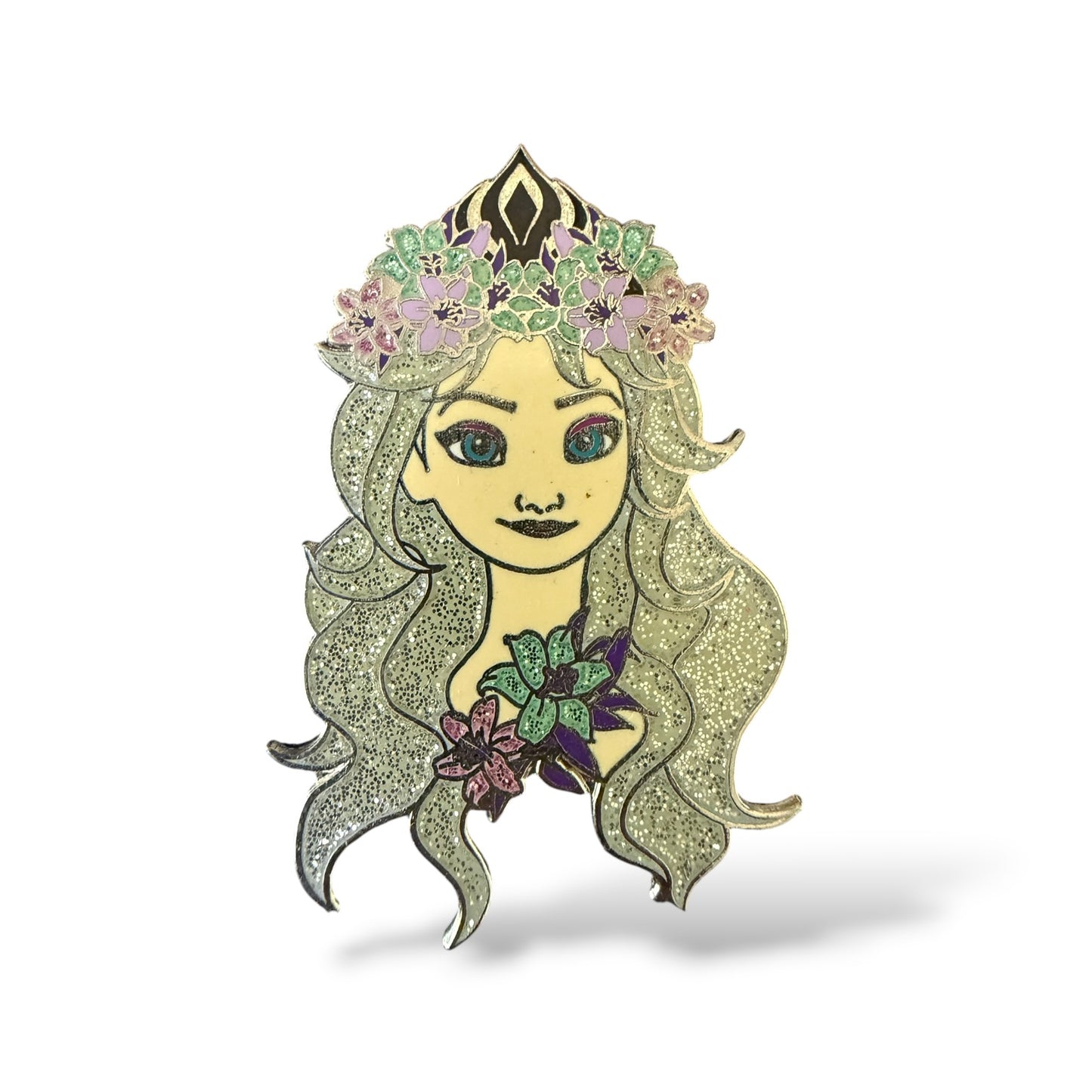 Frozen Elsa Pastel Floral Hair Fantasy Pin