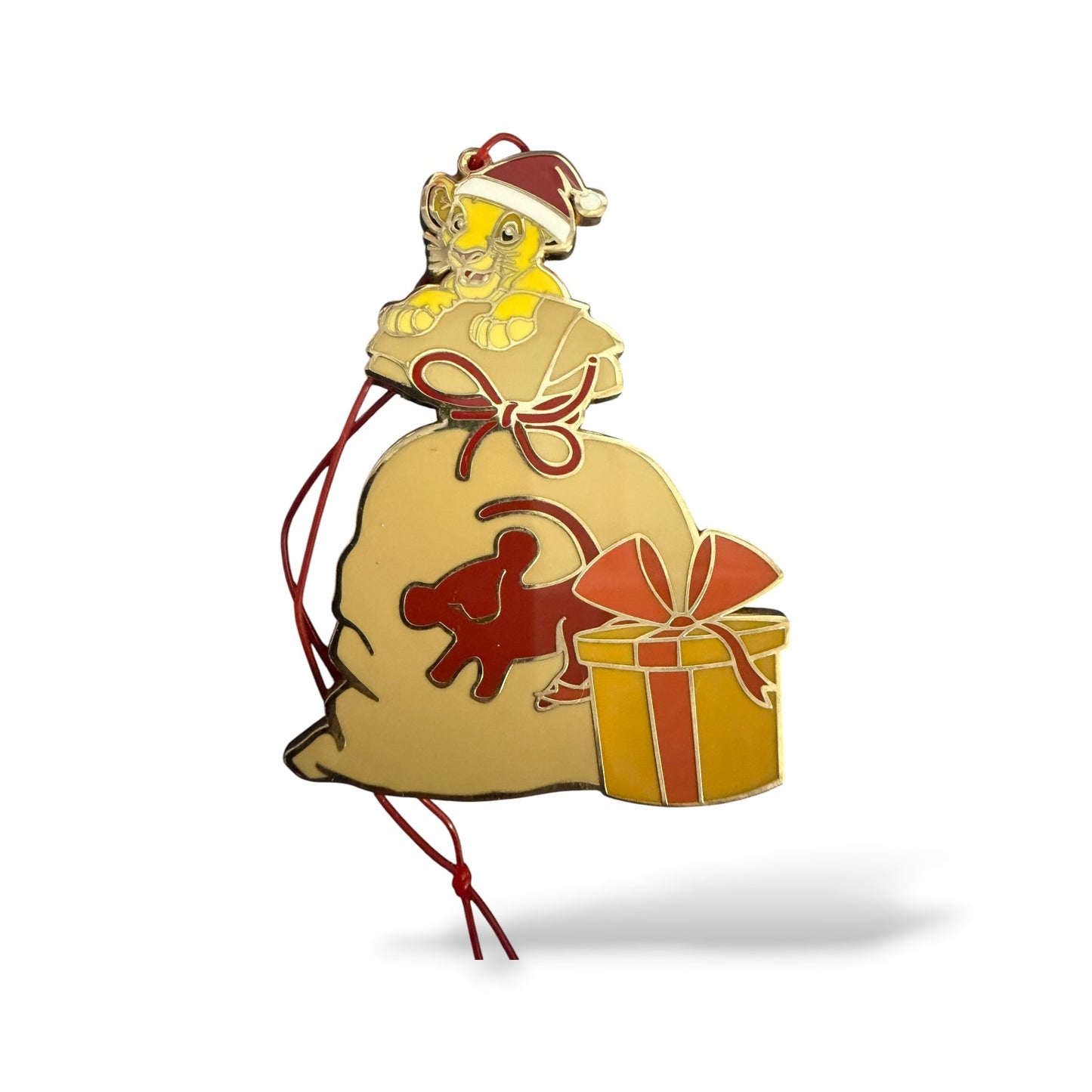 Holiday Simba Ornament Fantasy Pin