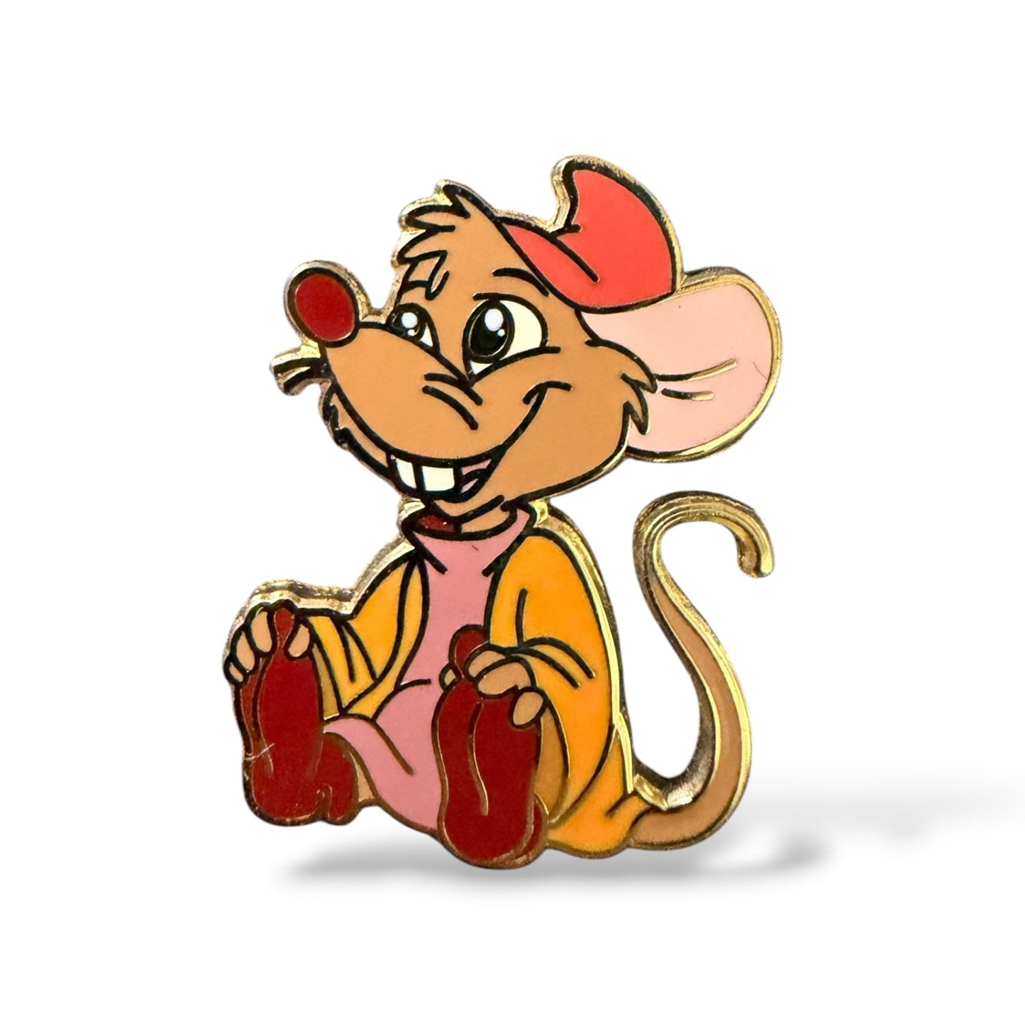 Cinderella Jaq Sitting Fantasy Pin