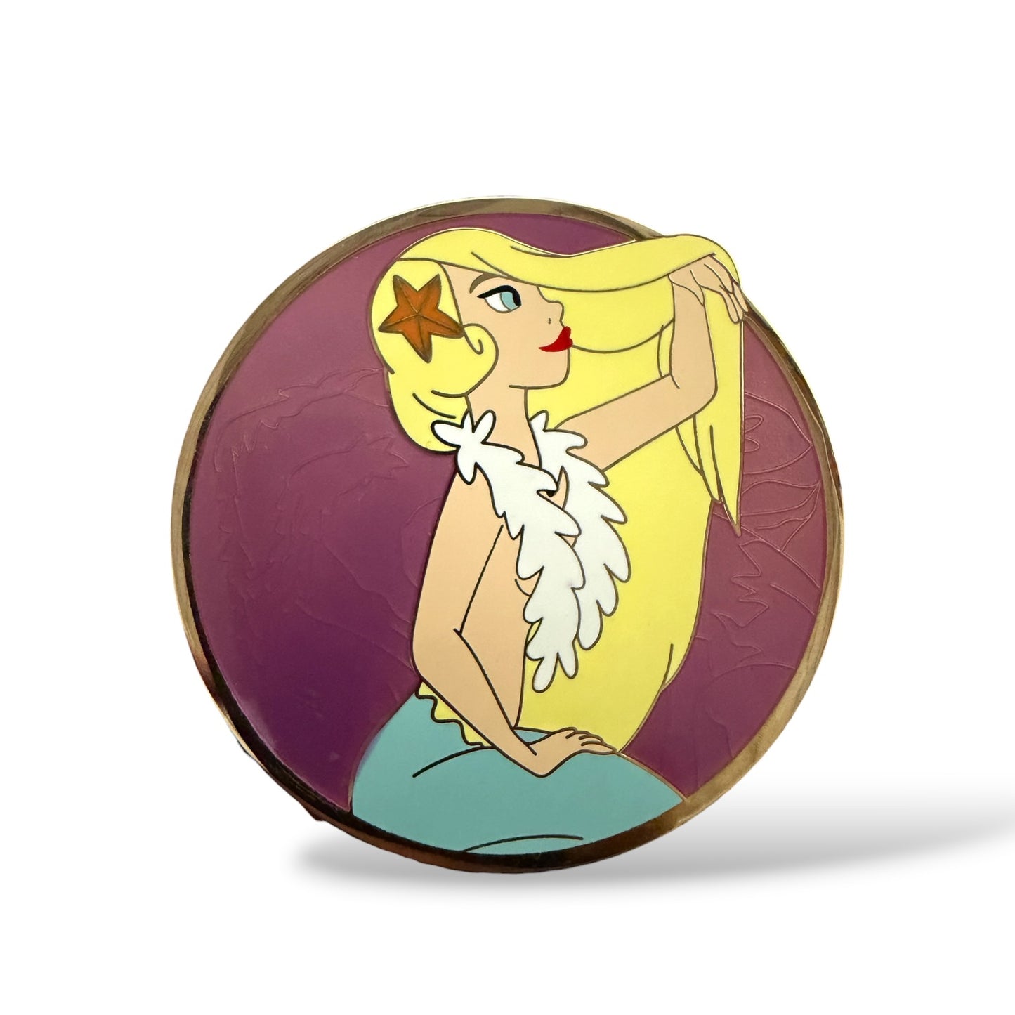 Peter Pan Mermaid Lagoon Blonde Mermaid Profile Fantasy Pin