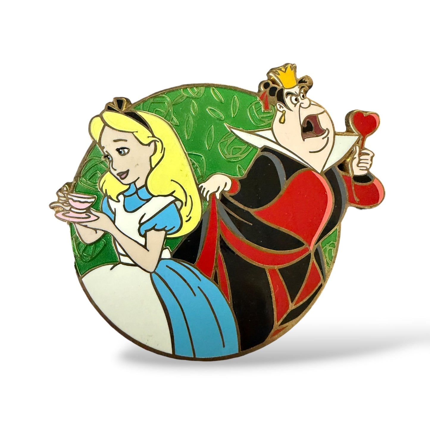 Alice in Wonderland Rival Reflection Fantasy Pin