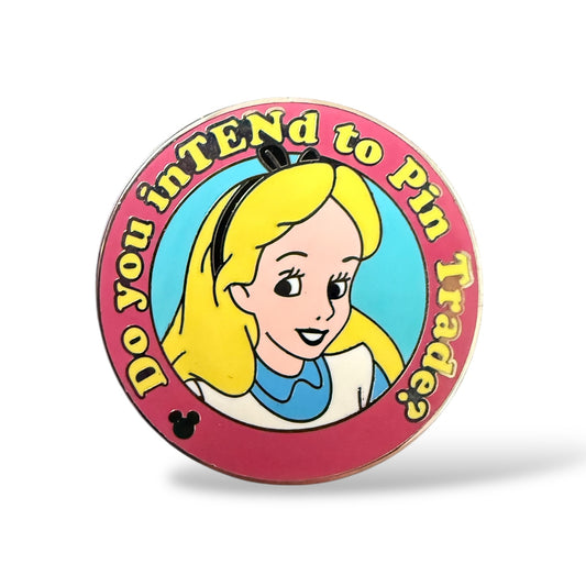 Cast Lanyard Alice in Wonderland TEN-cenial Alice Hidden Mickey Pin