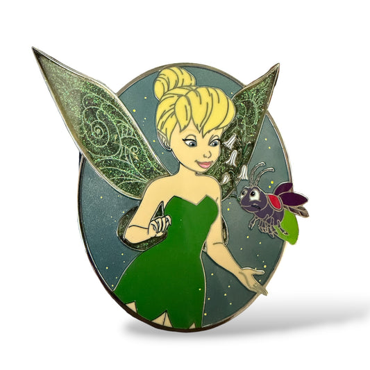 Tinker Bell Stain Glass Wings with Firefly Fantasy Pin