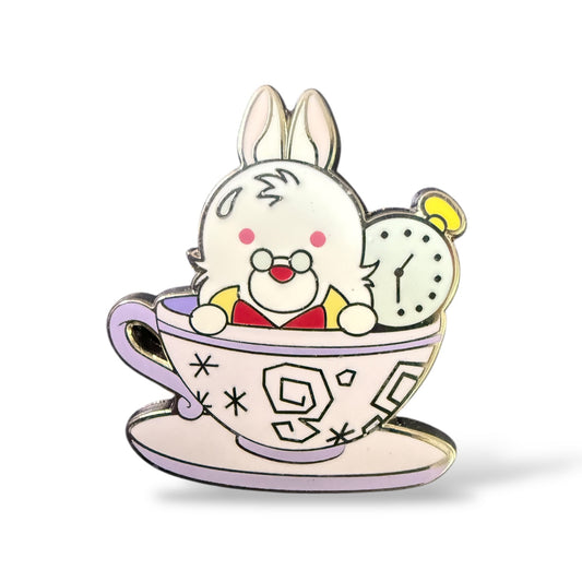 DLR It's A Small Fantasyland Mystery White Rabbit Pin