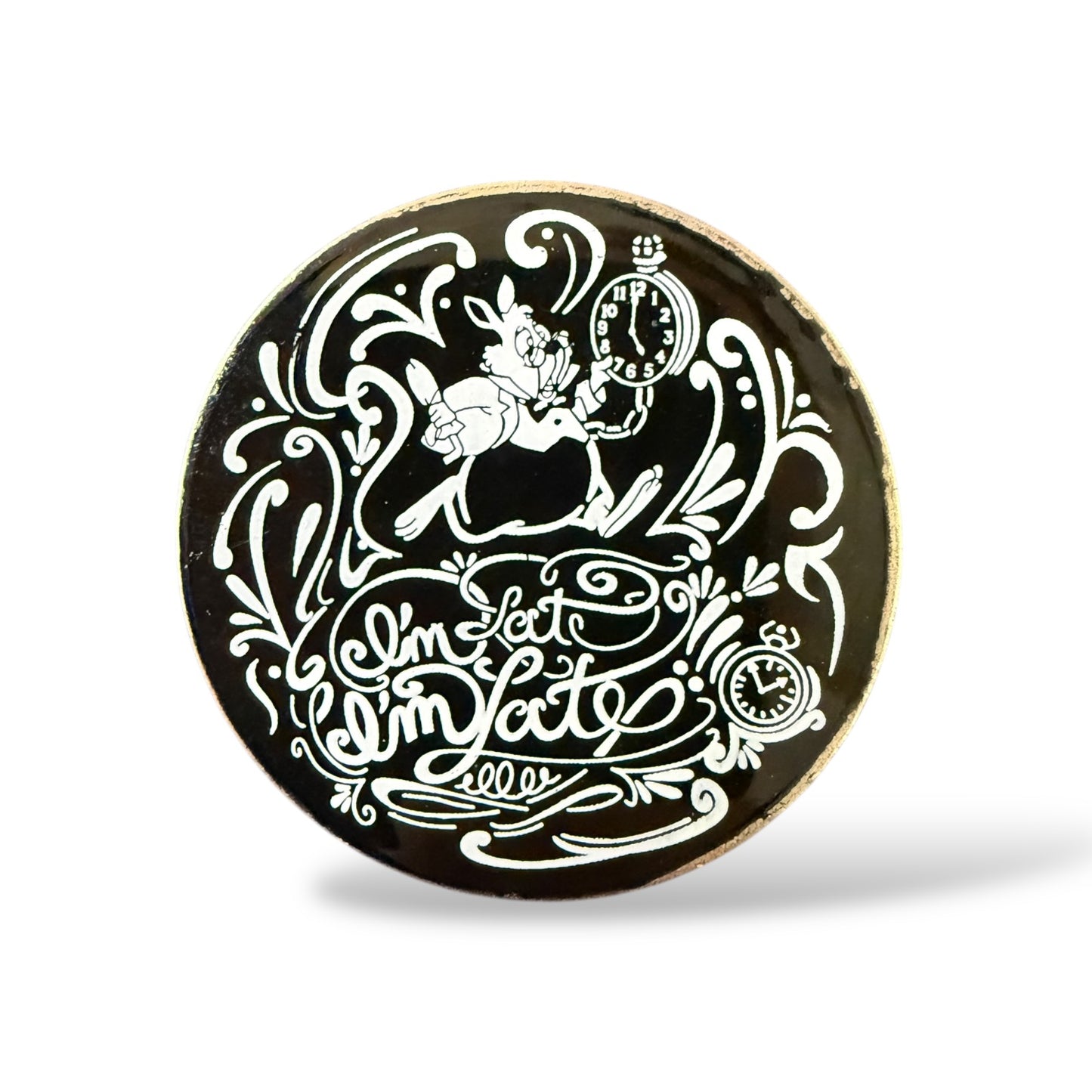 Disney Parks Alice in Wonderland Sketch Booster White Rabbit Pin