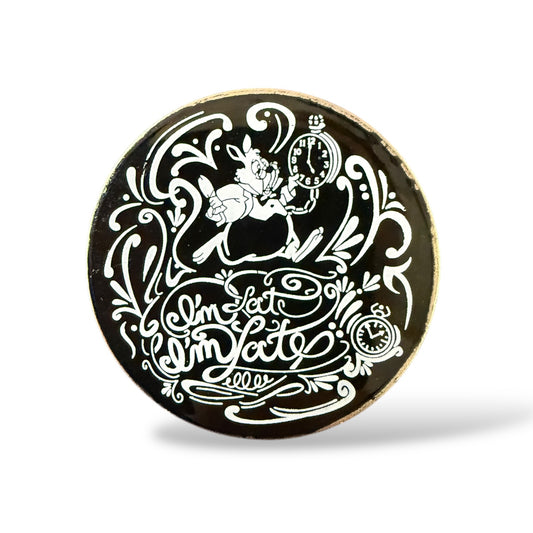 Disney Parks Alice in Wonderland Sketch Booster White Rabbit Pin