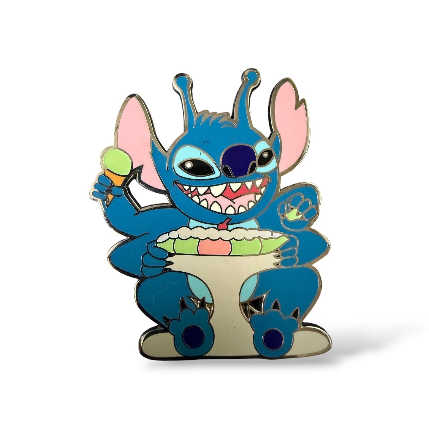 Stitch Eating Ice Cream Fantasy Pin