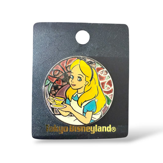 TDR Stained Glass Circle Alice Pin