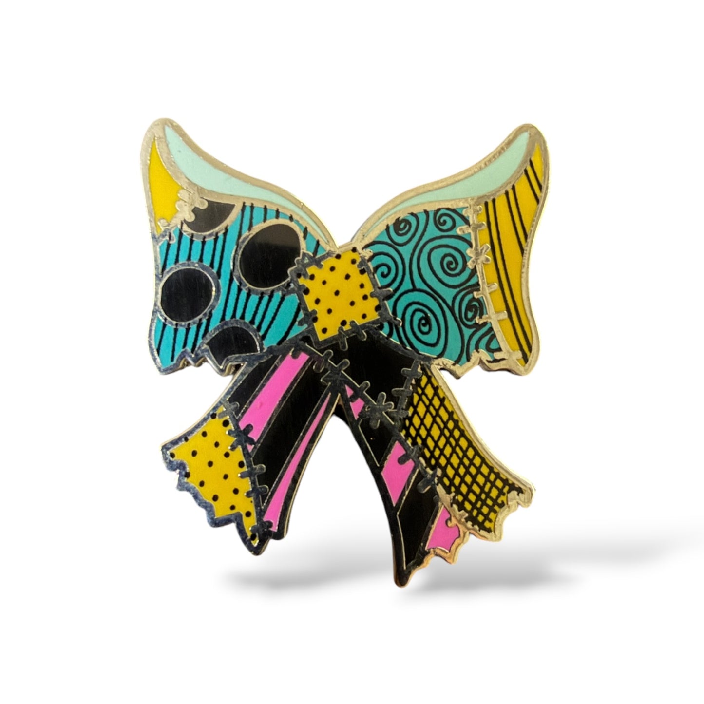 Nightmare Before Christmas Sally Designer Bow Fantasy Pin