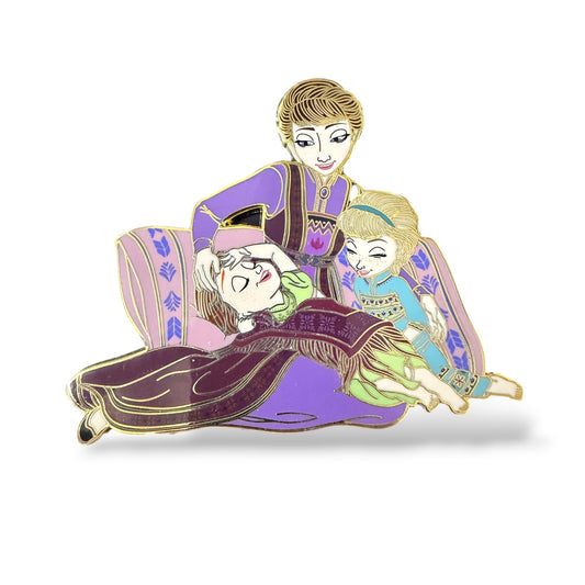 Frozen Queen Iduna with Elsa and Anna Fantasy Pin