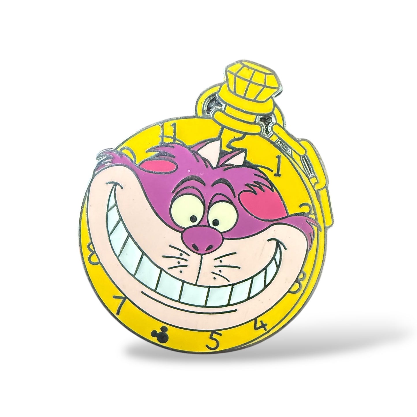 Cast Lanyard Alice Pocket Watch Cheshire Hidden Mickey Pin