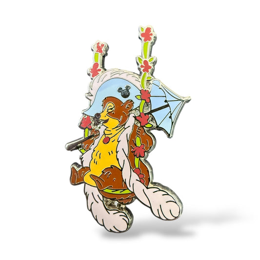 Cast Lanyard Country Bears Teddi Bara Hidden Mickey Pin