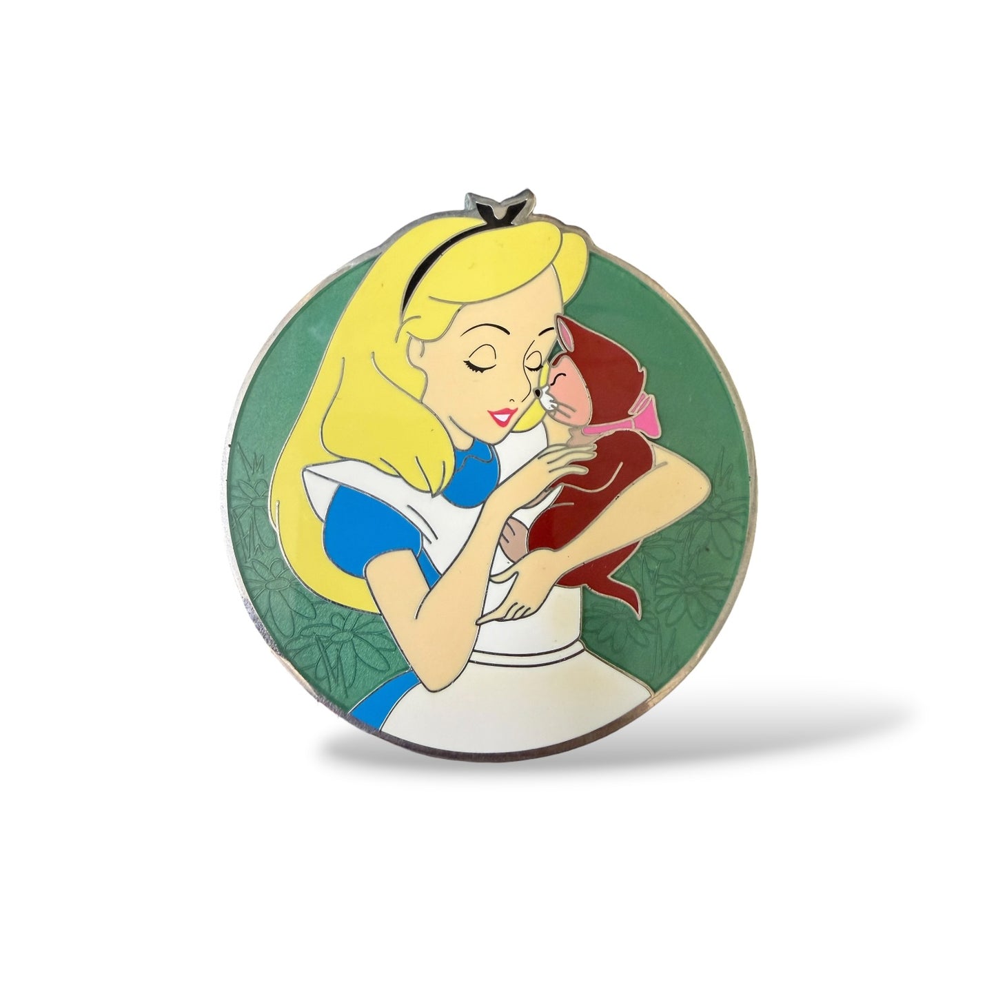 Alice in Wonderland and Dinah Cuddle Hugs Fantasy Pin