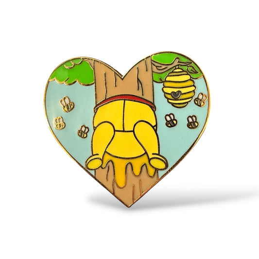 Winnie The Pooh Stuck in Honey Tree Fantasy Pin