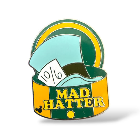 Cast Lanyard Hats Mad Hatter Hidden Mickey Pin
