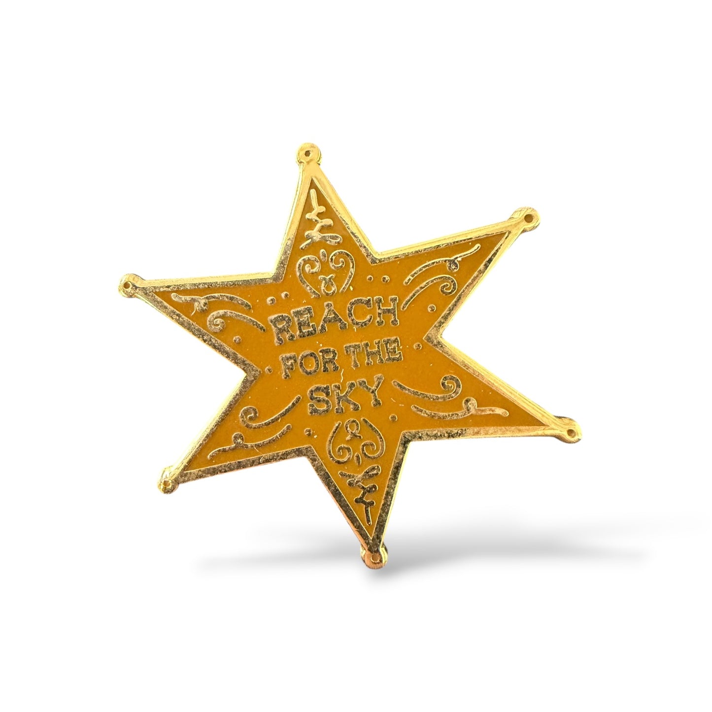 Toy Story Reach For The Sky Sheriff Badge Fantasy Pin