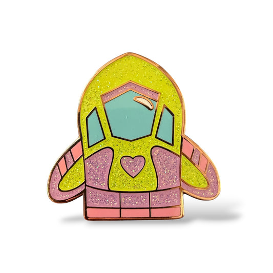 Toy Story Buzz Lightyear Space Ship Glitter Fantasy Pin