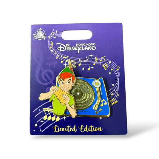 HKDL Vinyl Record Player Series Peter Pan Pin