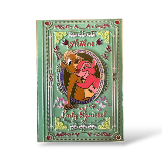 DEC Romantic Novels Series Arthur and Lady Squirrel Pin