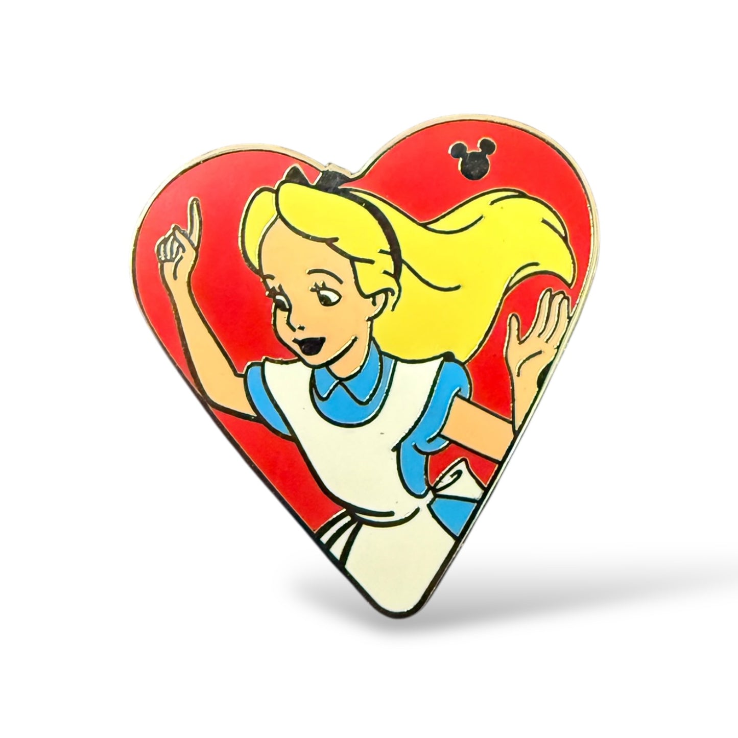 Cast Lanyard Alice in Wonderland Playing Card Suits Alice Hidden Mickey Pin