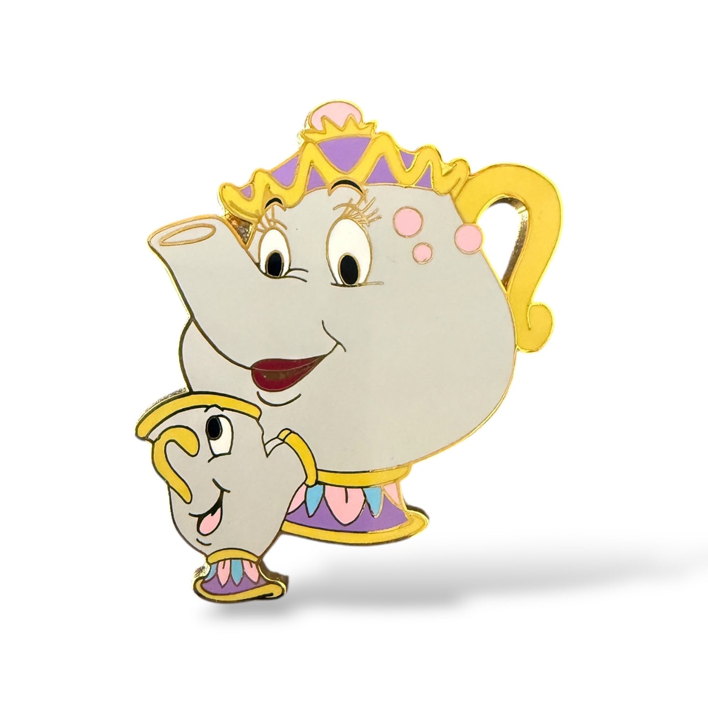 WDW A Family Pin Gathering Be Our Guest Mrs. Potts and Chip Pin