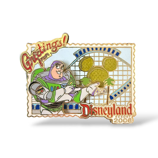 DLR Greetings From Disneyland Buzz Lightyear Pin
