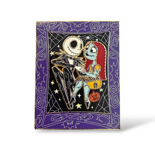 DSSH Cute Characters in Tapestry Jack and Sally Pin