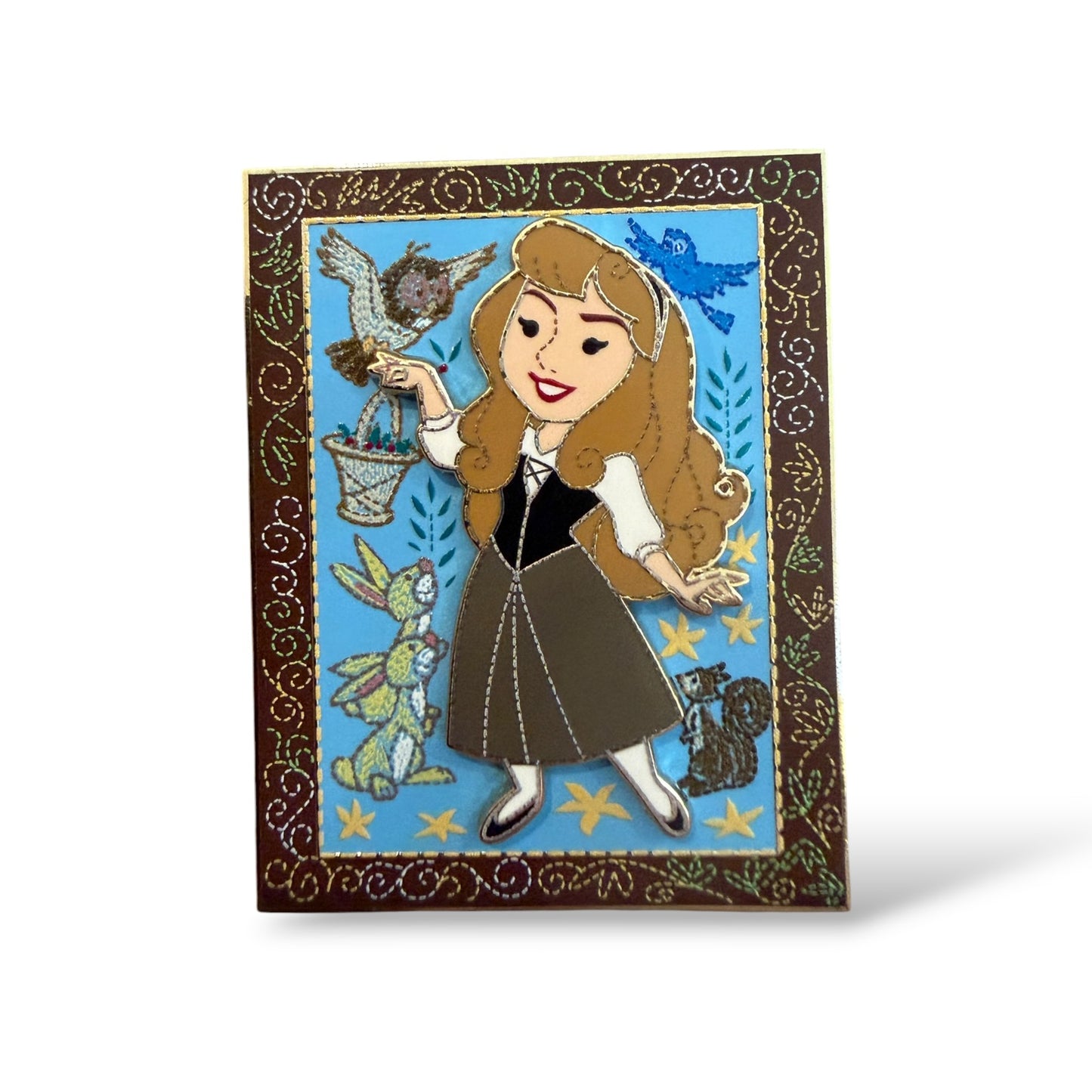 DSSH Cute Characters in Tapestry Aurora Pin