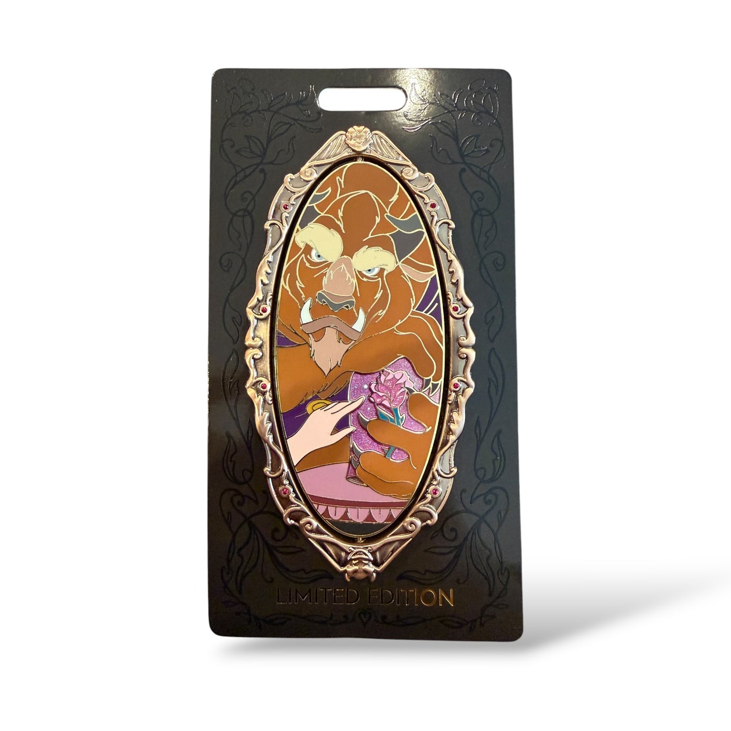 WDI Another Point of View Belle and Beast Spinner Pin