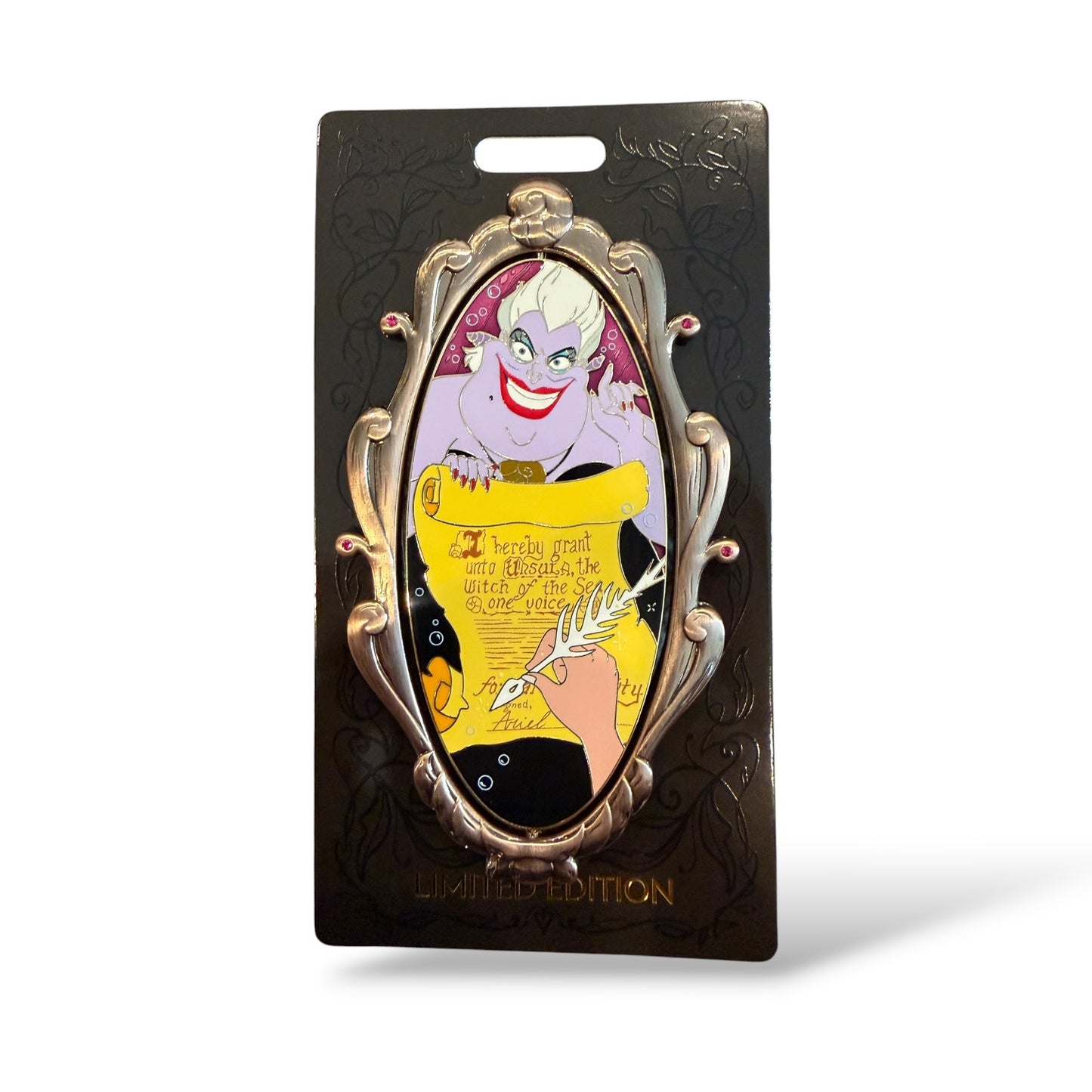WDI Another Point of View Ariel and Ursula Spinner Pin