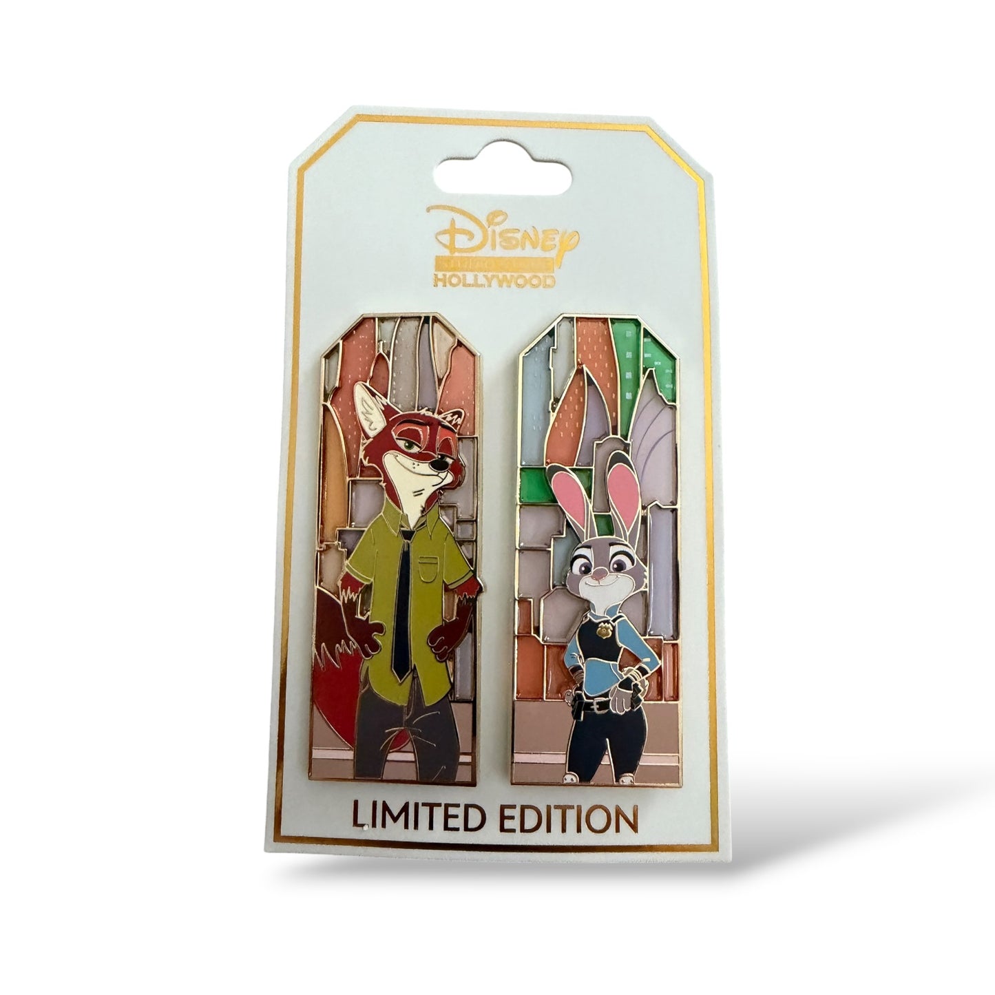DSSH Duos Zootopia Stain Glass Pin Set