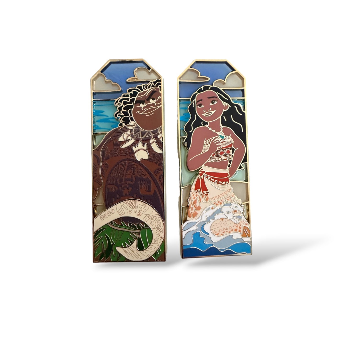 DSSH Duos Moana Stain Glass Pin Set