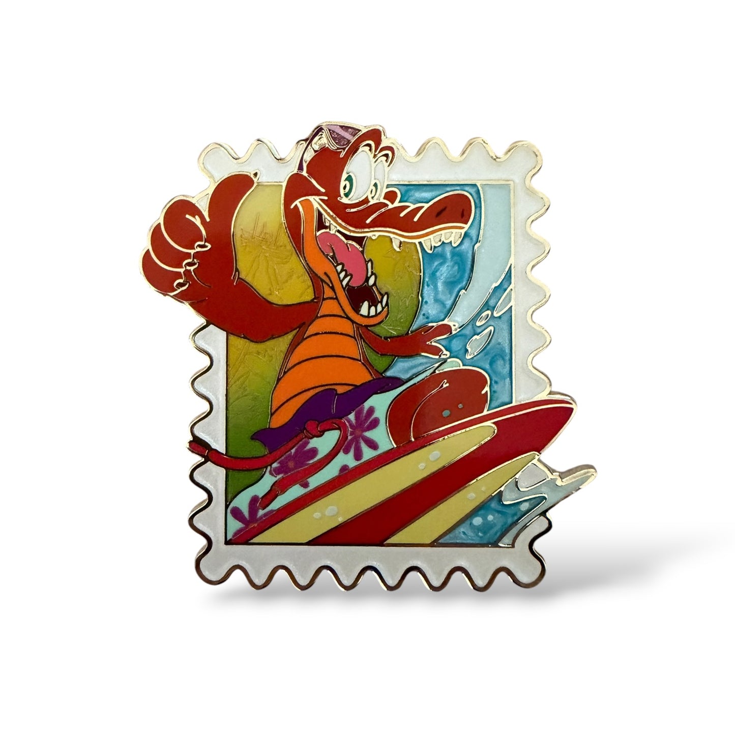 WDI Disney Park Stamps Lagoona Gator Pin