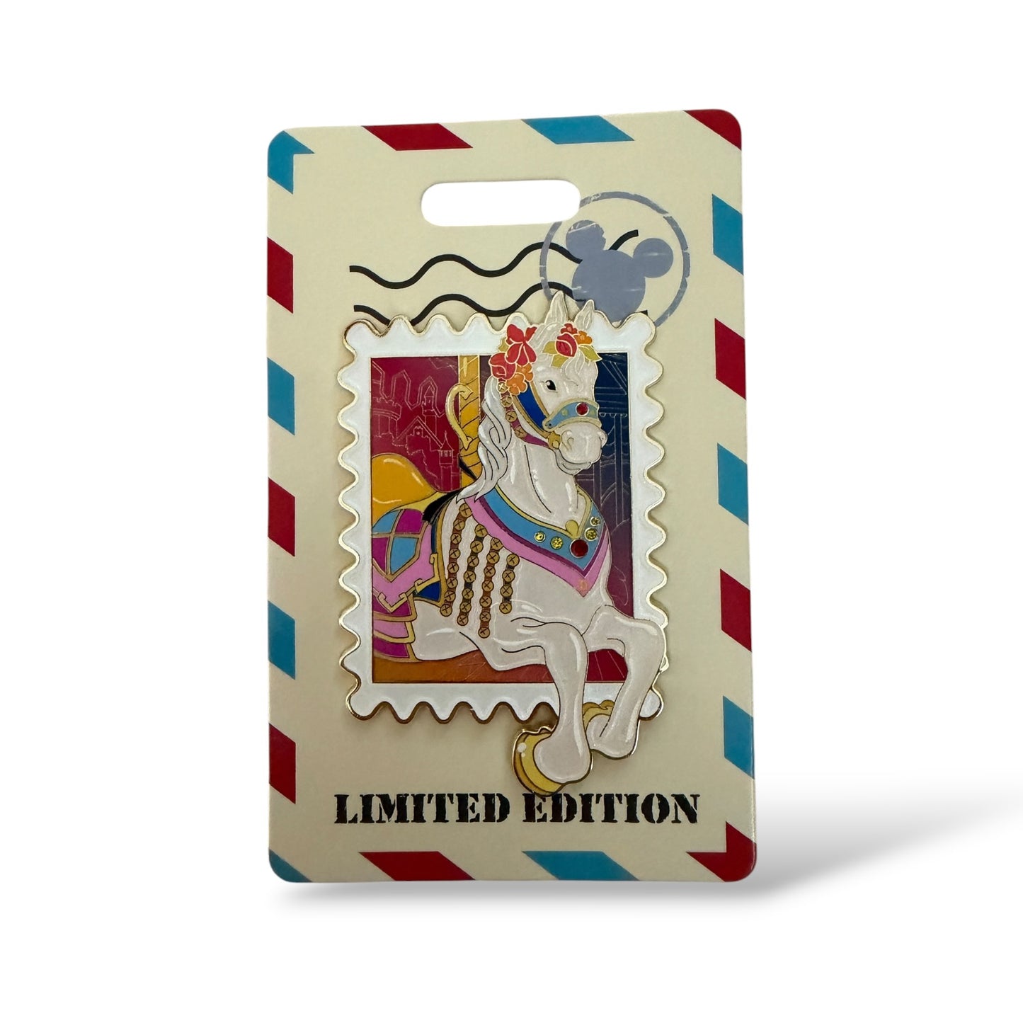 WDI Disney Park Stamps Jingles King Arthur Carousel Pin