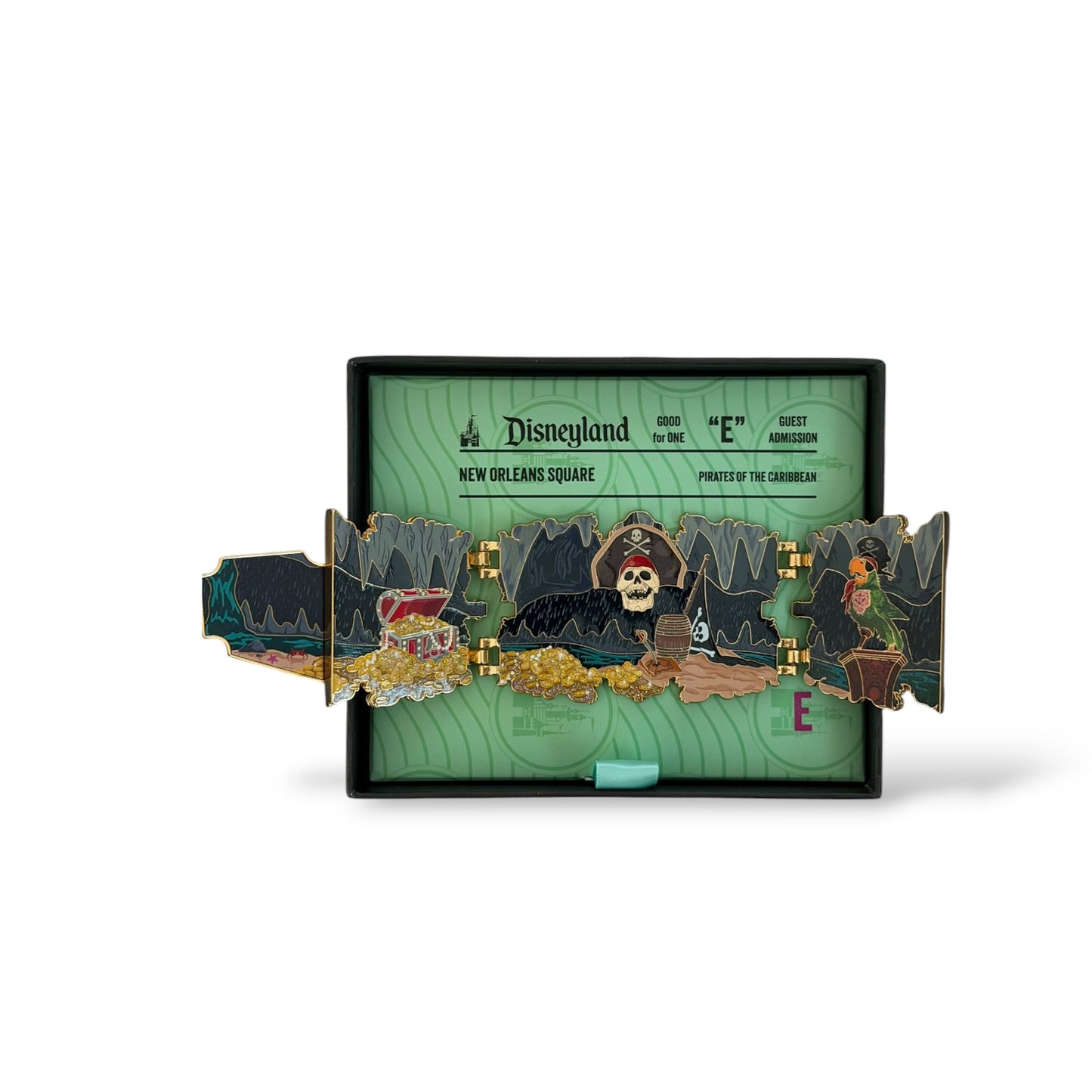 WDI Disney Attraction Panoramas Pirates of The Caribbean Hinged Jumbo Pin
