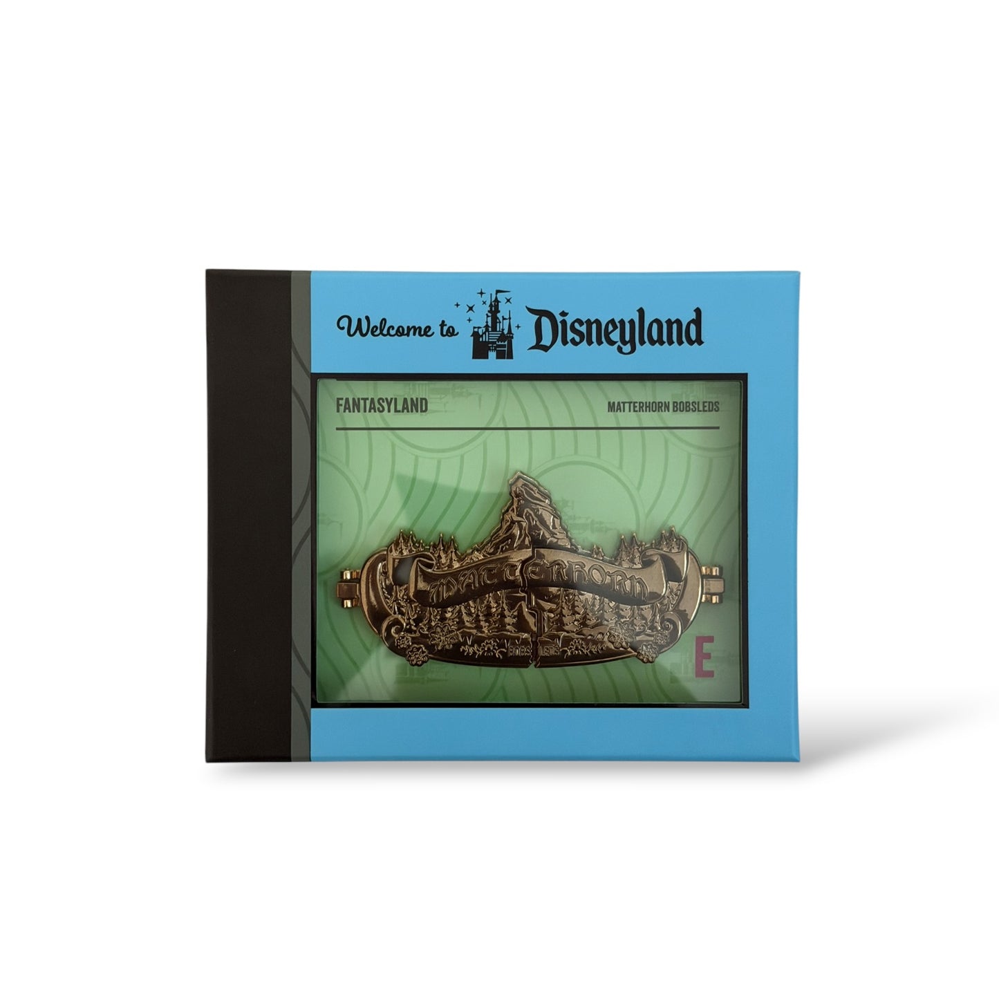 WDI Disney Attraction Panoramas Matterhorn Bobsleds Hinged Jumbo Pin