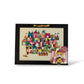 Disney Store Beyond The Magic Classic Attractions Pin and Lithograph It's a Small World Set