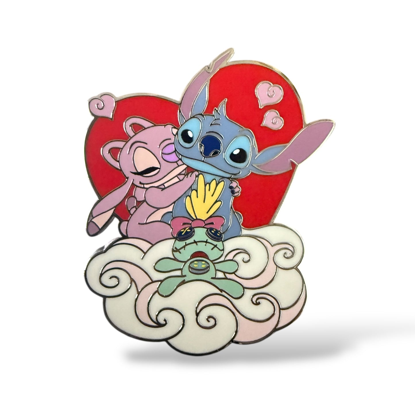 DLRP Couples in Love Valentine's Day 2026 Stitch and Angel Pin