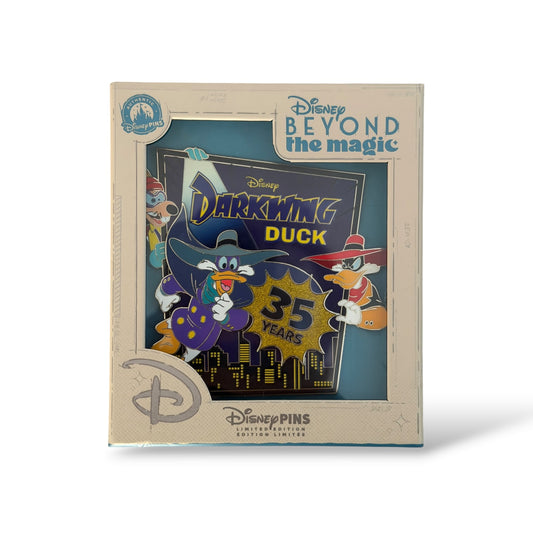 Disney Store Beyond The Magic Darkwing Duck 35th Anniversary Jumbo Pin