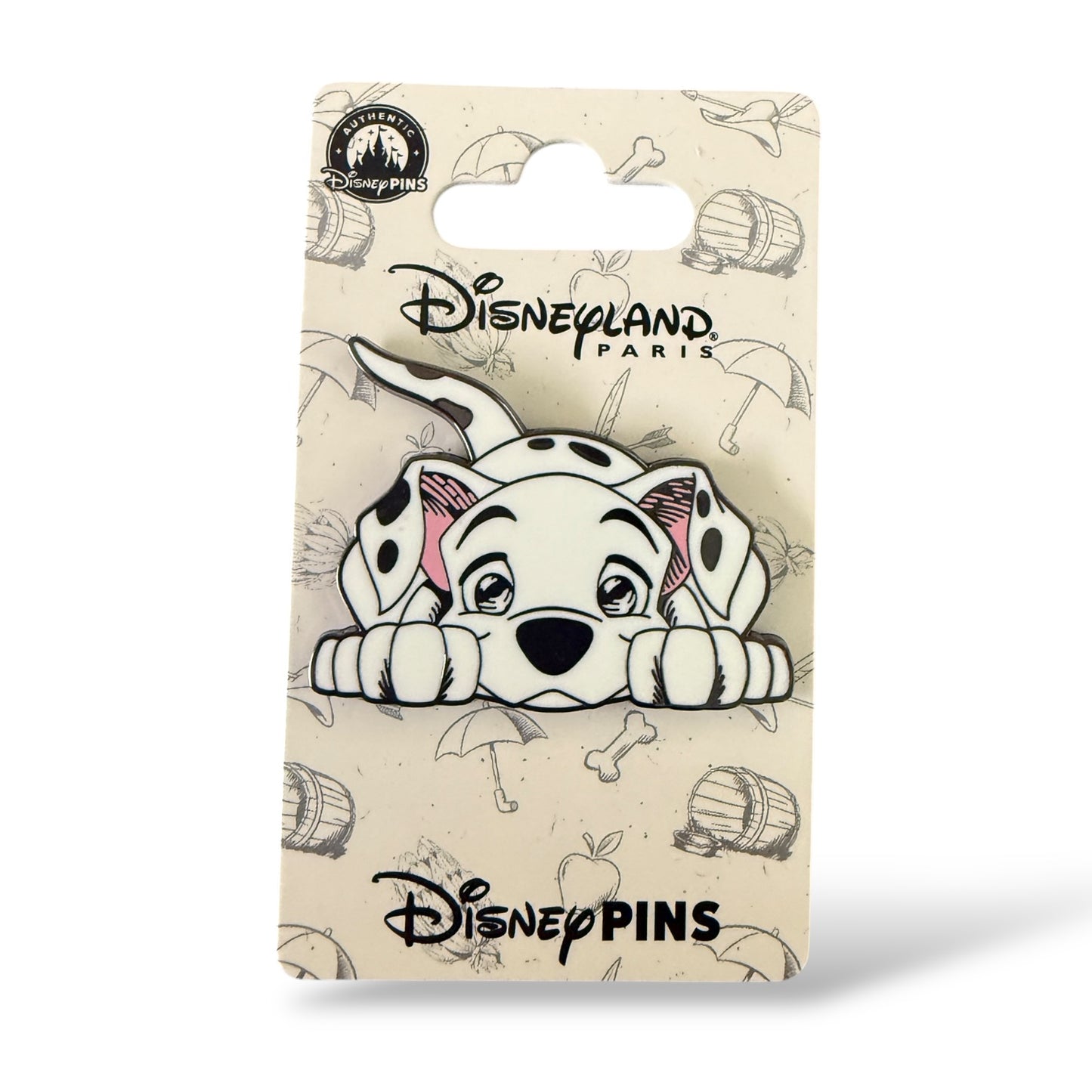 DLRP 101 Dalmatians Crouching Puppy Pin