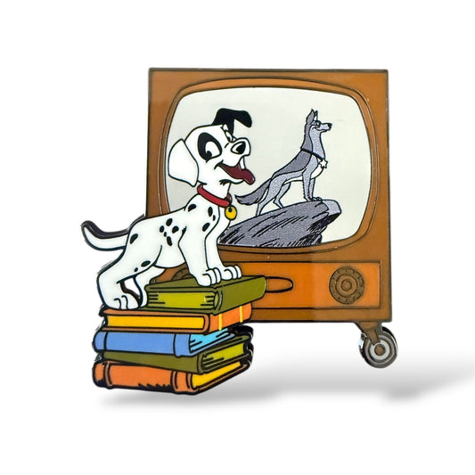 DLRP 101 Dalmatians Patch Posing Like Thunderbolt on TV Pin