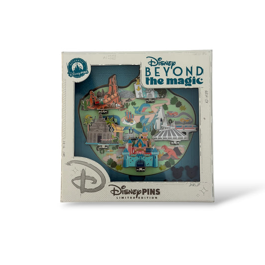 Disney Store Beyond The Magic Park Maps Series Disneyland Jumbo Pin